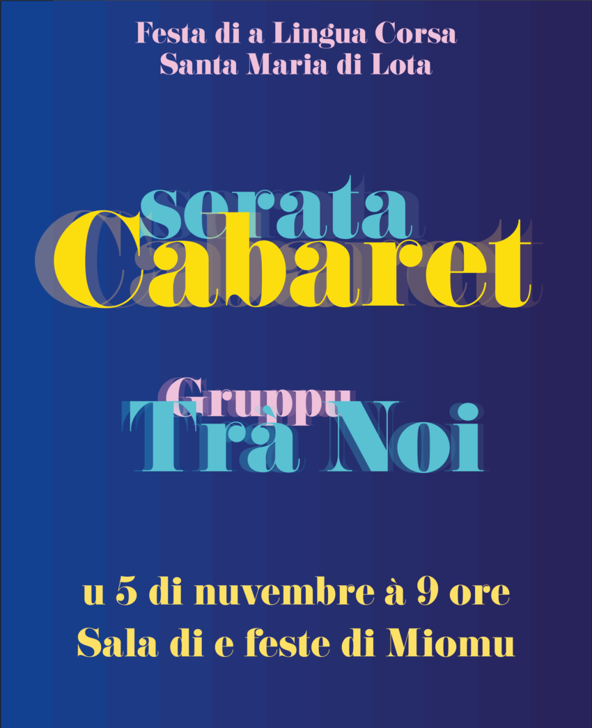 Serata Cabaret, u 5 di nuvembre !
