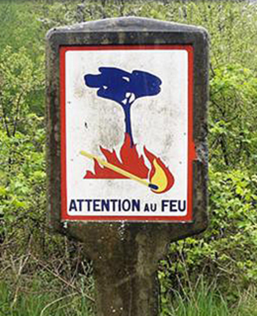 Interdiction d'emploi du feu